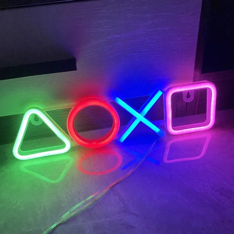 Néon murale de chambre Gaming