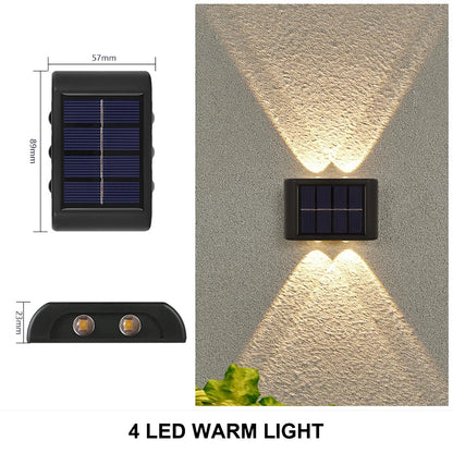 Applique murale solaire extérieure étanche à énergie solaire