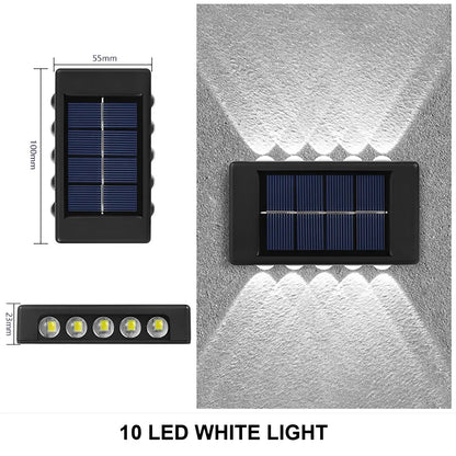 Applique murale solaire extérieure étanche à énergie solaire