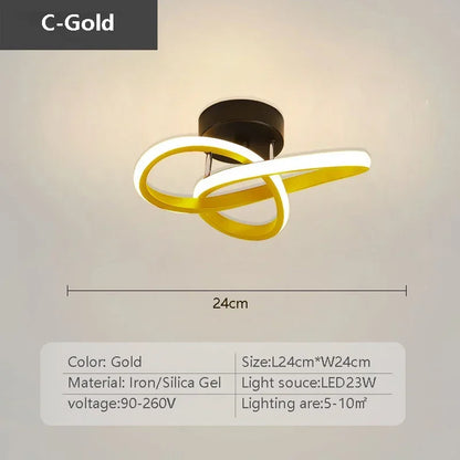 Plafonnier LED Moderne - Design Élégant