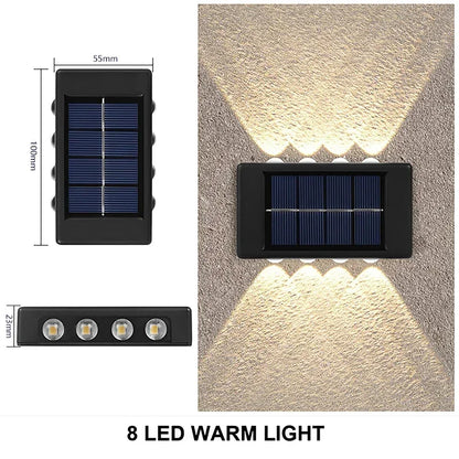 Applique murale solaire extérieure étanche à énergie solaire